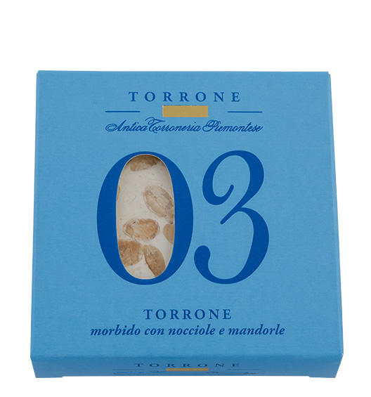 Torrone weich mit Haselnüssen und Mandeln Nr. 3